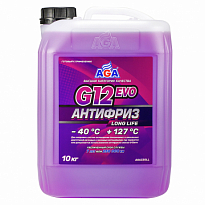 AGA330LL Антифриз, готовый к применению, фиолетовый, -40°C, G12 evo, 10кг